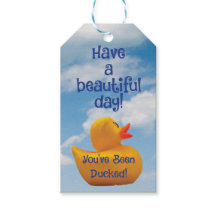 Gift a Ducky with this tag. You've Been Ducked!