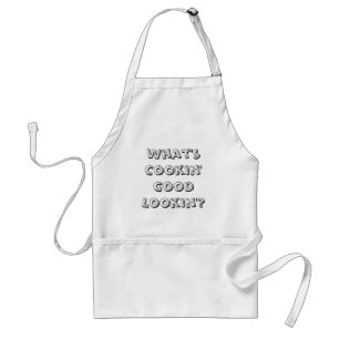 Gift Apron What's Cookin Good Lookin Retro Vintage