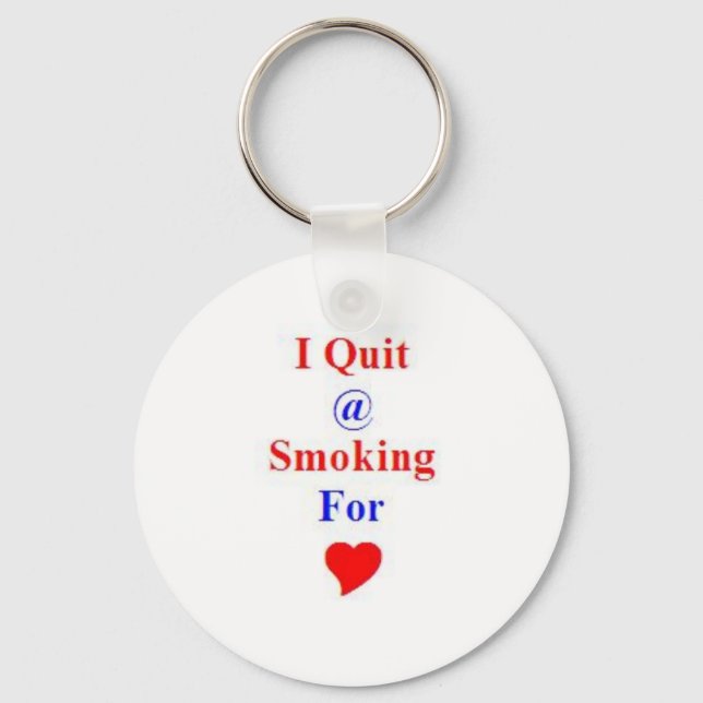 Gift Award for Stop or Quit Smoking Keychain (Front)