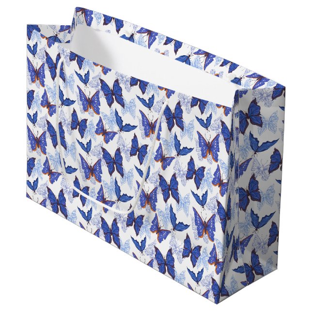 Gift Bag-Butterflies Large Gift Bag (Front Angled)