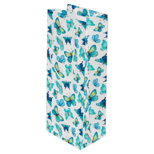 Gift Bag-Butterflies Wine Gift Bag