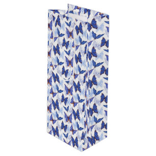 Gift Bag-Butterflies Wine Gift Bag
