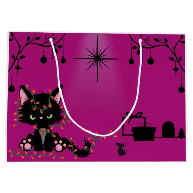 Gift Bag - Cat Theme - Gatito Cat (Back)