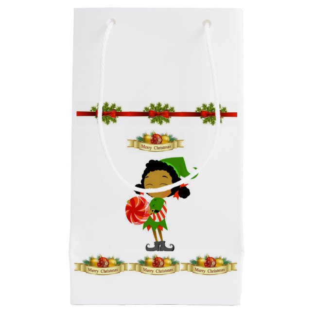 Gift Bag Christmas Elf (Front)