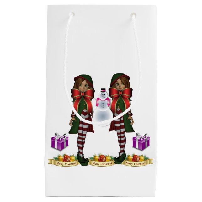 Gift Bag Christmas Elf (Front)