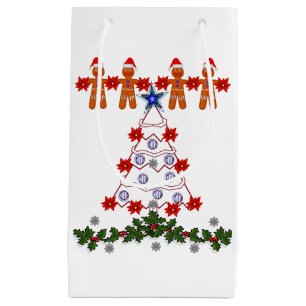 Gift Bag Christmas Gingerbread Man