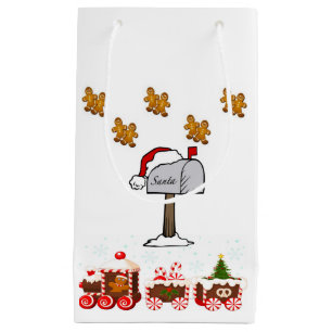 Gift Bag Christmas Gingerbread Man