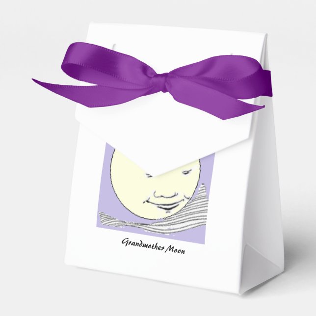 Gift bag for girl's Coming of Age party Favor Box (Front Side)