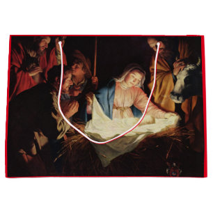 GIFT BAG GERMAN RENAISSANCE PAINTING NATIVITY