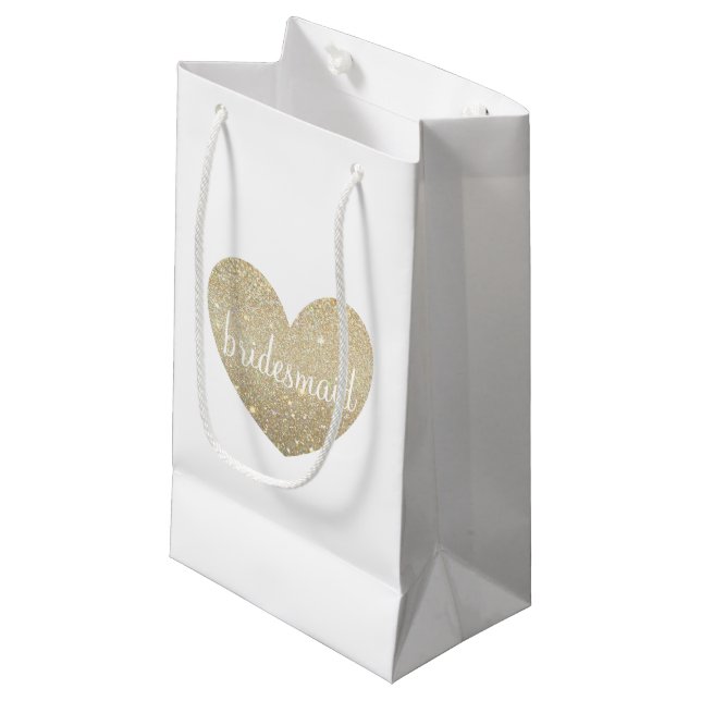 Gift Bag - Heart Fab bridesmaid (Front Angled)