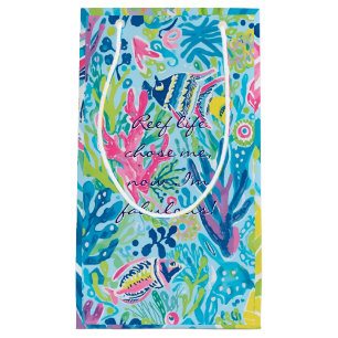 Gift bag in stylish graphic