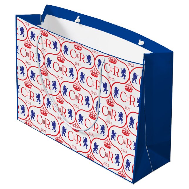 Gift Bag King Charles III Coronation May 2023 (Back Angled)