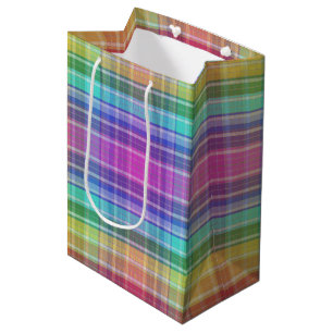 Gift Bag - Rainbow Madras
