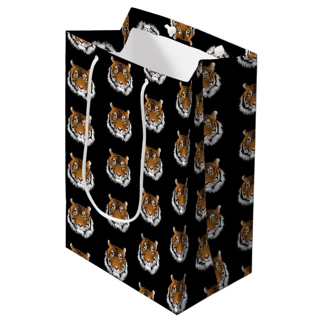 Gift Bag-Tiger Medium Gift Bag (Front Angled)