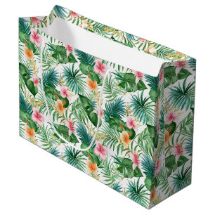 Gift Bag-Tropical Floral  Large Gift Bag