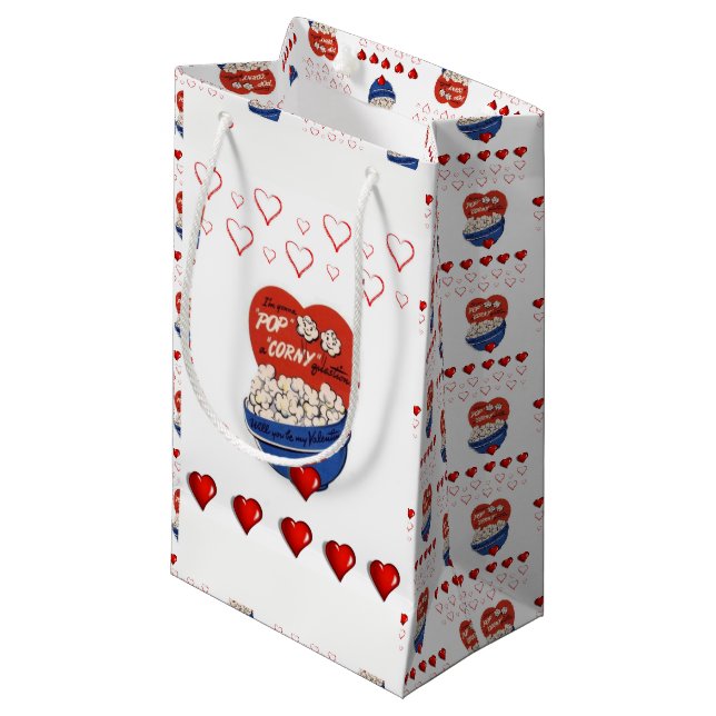 Gift Bag Valentine's (Front Angled)