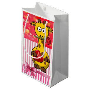 Gift Bag Valentine's Giraffe