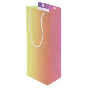 Gift Bag - Vertical Rainbow Stripes