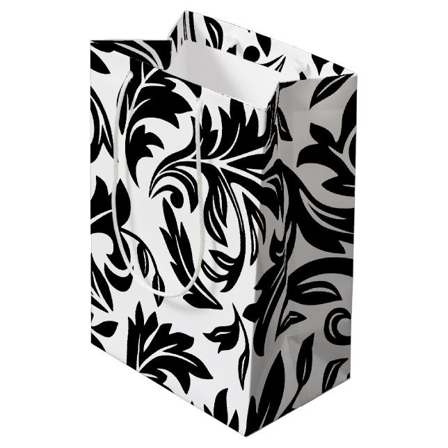 Gift Bag White - P0358 (Back Angled)