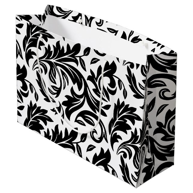 Gift Bag White - P0358 (Back Angled)