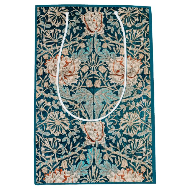 GIFT BAG : WILLIAM MORRIS : HONEYSUCKLE (Front)