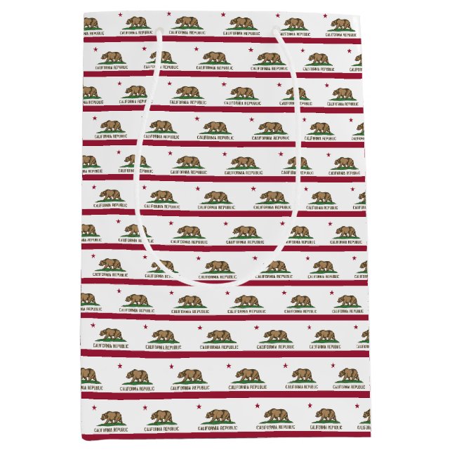 Gift Bag with California flag, USA (Front)