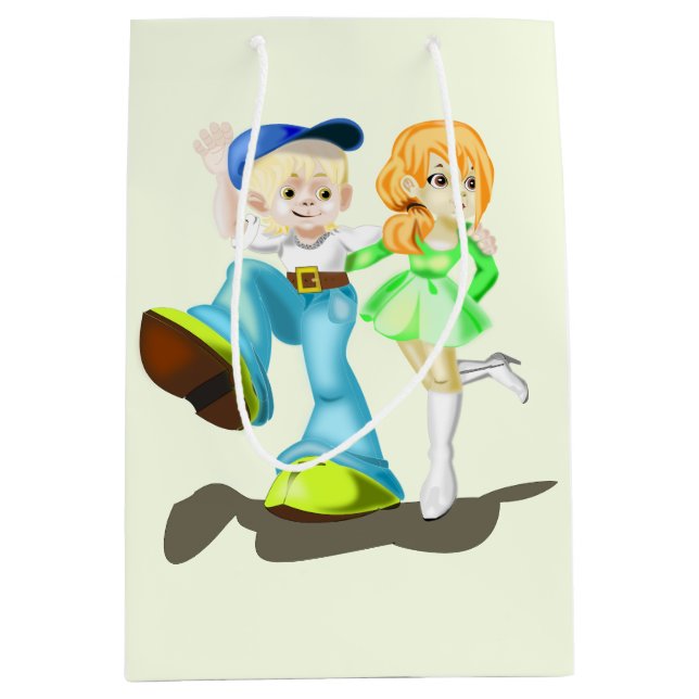 Gift Bag with Cute Couple (Front)
