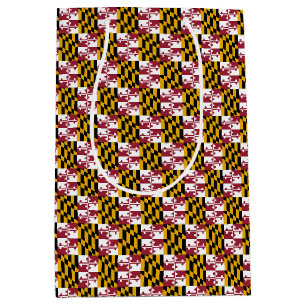 Gift Bag with flag of Maryland State, USA