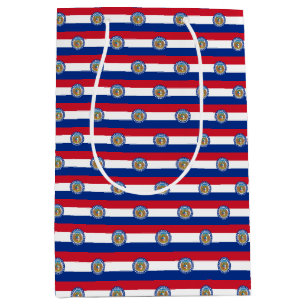 Gift Bag with flag of Missouri State, USA