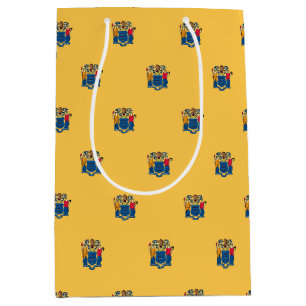 Gift Bag with flag of New Jersey, USA