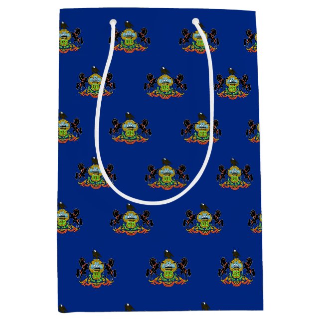 Gift Bag with flag of Pennsylvania, USA (Front)