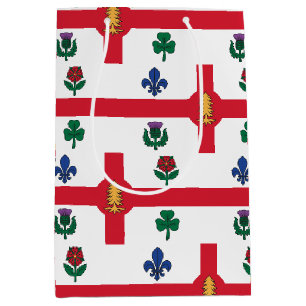 Gift Bag with Montreal flag, Canada