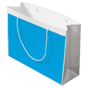 Gift Bags   Blue Glossy   Rope Handle Packaging