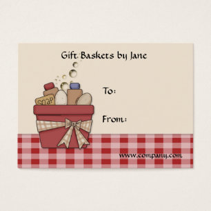 Gift Basket Tag Business Card