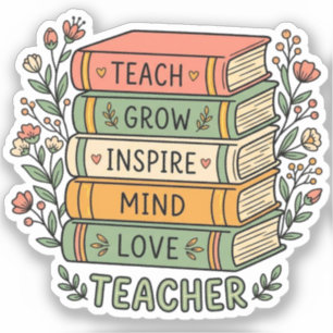 Gift Books + Cute Flowers   Teacher Appreciation