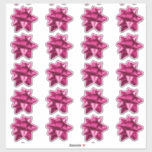 Gift Bow | Stickers | 20 per sheet | Pink<br><div class="desc">Shipping gifts this holiday season? Most gifts bows will not travel well and arrive smushed,  ruining the effect. Add this FLAT BOW to your shipped gifts and keep them looking merry and bright.</div>