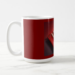 Gift Box And Five Unique Ballpoint Pens Coffee Mug