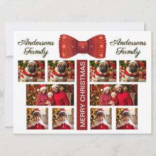 Gift Box Photo Collage Christmas Holiday Card