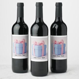 Gift Box Wine Label