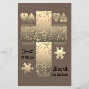 Gift box with your own hands