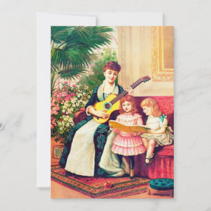 Gift Card for Mother's Day/Classic Mom and kids 