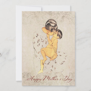 Gift Card for Mother's Day/Classic Mom and Son