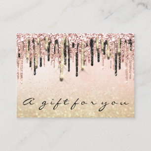 Gift Certificate Beauty Shop Hair Nails Rose Glam