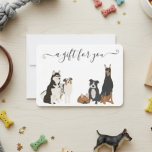 Gift Certificate Dog Grooming Pet Vet Boarding