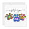 Gift Certificate Dog Paw Grooming Pet Vet Boarding
