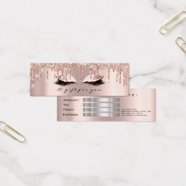 Gift Certificate Grey Rose Spark Lash Makeup Small (Office)