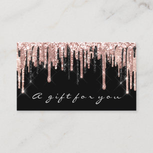 Gift Certificate Nails Makeup Eyelash Rose Black