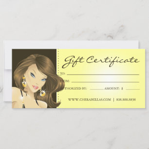 Gift Certificates Tanning Salon Pretty Woman Ylw