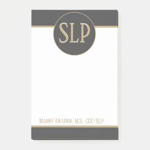 Gift! Customized Speech Pathologist post it notes