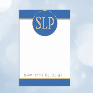 Gift! Customized Speech Pathologist post it notes